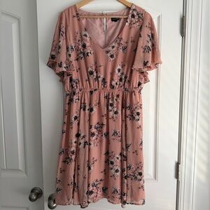 Torrid Floral Pink Dress